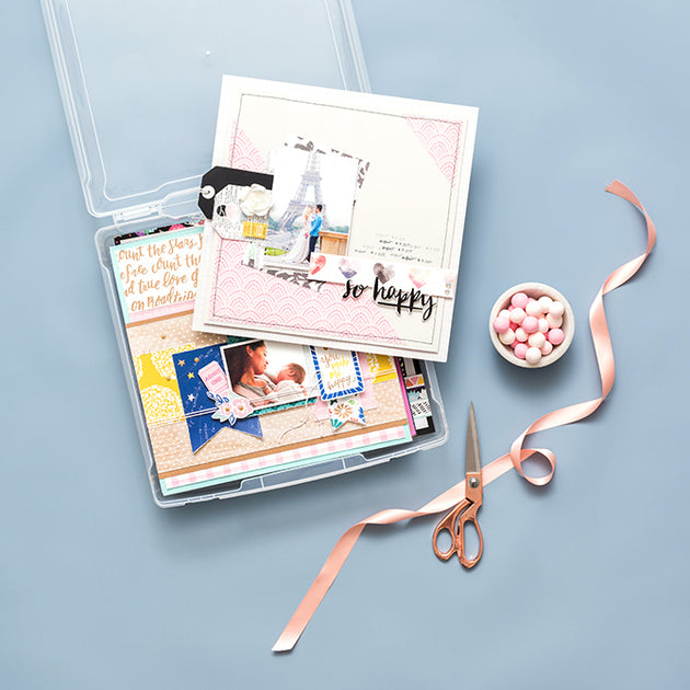 We R Memory Keepers Storage Bin Storage 12x12 Craft and Photo Case ...