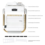 We R Universal Cinch Máquina de Encuadernación Premium Multiperforación