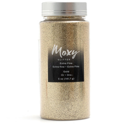 Moxy Glitter & Embossing Extra Fine Gold 5 oz.