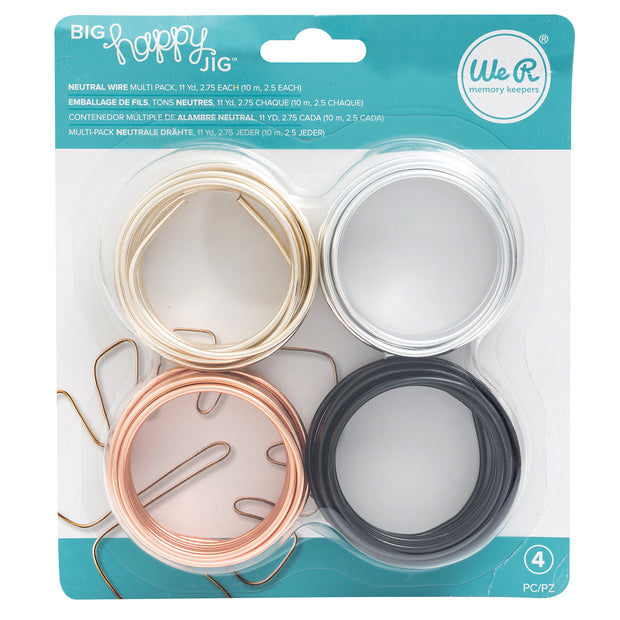 We R Memory Keepers Happy Jig Color Wire Neutral Pack (4 Pieces)