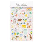 Bea Valint Poppy & Pear Puffy Stickers (50 Piece)