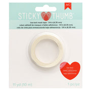AC Sticky Thumb Low Tack Mask Tape 1/4" x 11 Yards