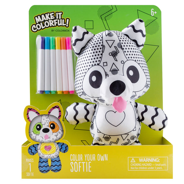 Colorbök Make It Colorful Softie Dog (7piece)