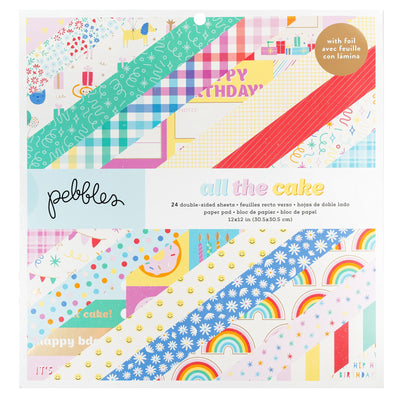 Pebbles Inc Birthday All The Cake 12X12 Paper Pad