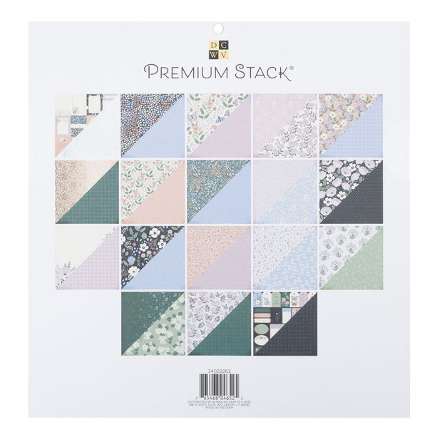 DCWV Stack Bella and Bloom Paper Pad 12x12 (36 Sheets)