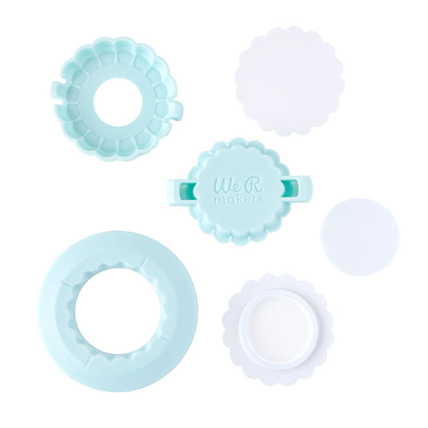 We R Button Press Puffy Shaker Insert Circle