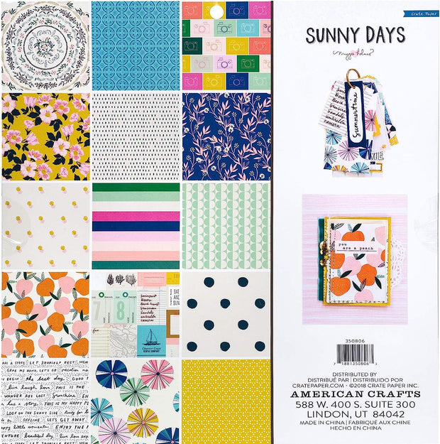 AC Maggie Holmes Sunny Day 12x12 Paper Pad (36 Pieces)