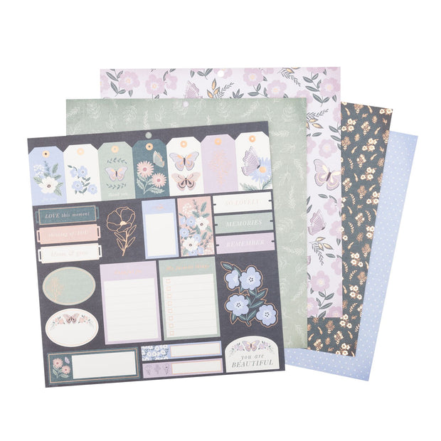 DCWV Stack Bella and Bloom Paper Pad 12x12 (36 Sheets)