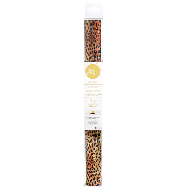 Heidi Swapp Minc Reactive Foil 12.25" Leopard 10' Roll