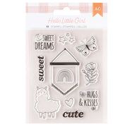 AC Hello Little Girl Mini Stamp Set (11 Piece)