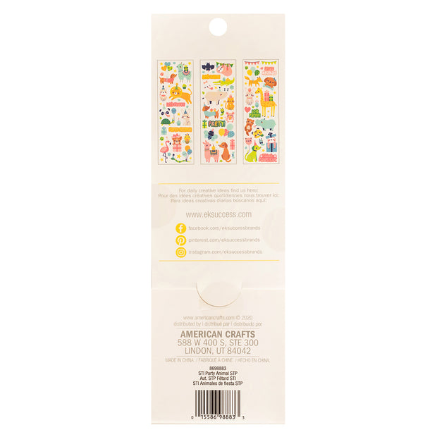 Sticker Book Party Animal (88 Piece)