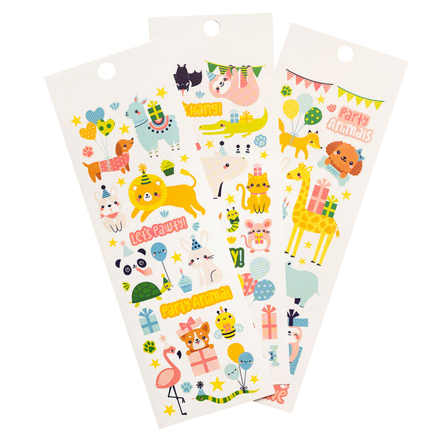 Sticker Book Party Animal (88 Piece)