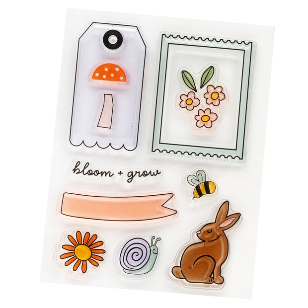 PB Sunny Bloom Mini Stamp Set (11 Piece)