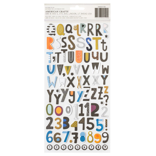 AC Vicki Boutin Discover + Create Thickers Alphabet (184 Piece)