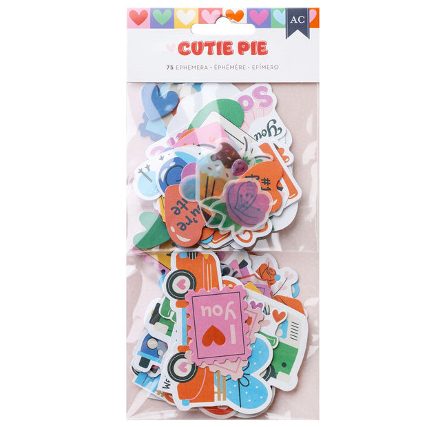 AC Valentine Cutie Pie Ephemera Icons (75 Piece)