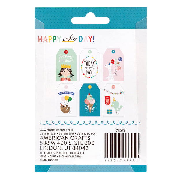 Pebbles Happy Birthday Tag Set (24 Piece)