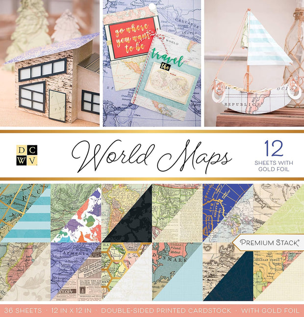 OPEN BOX DCWV Double World Maps