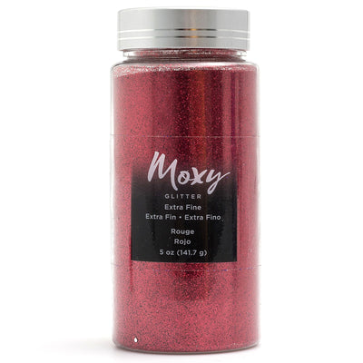 Moxy Glitter & Embossing Extra Fine Rouge 5 oz.