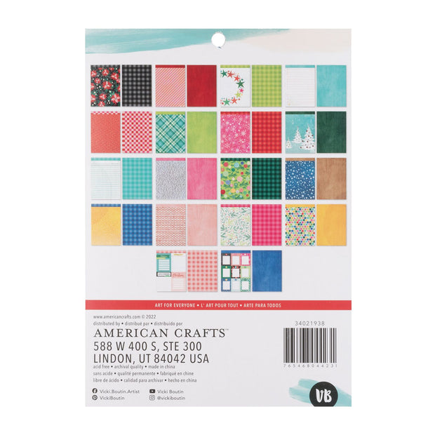 AC Vicki Boutin Peppermint Kisses 6x8 Paper Pad (36 Sheets)