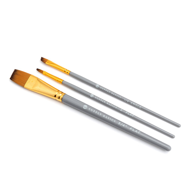 Art Supply Basics Paint Brushes Nylon (5 Piece)