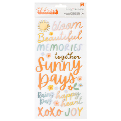 AC Sunny Bloom Thickers Phrases Foam (80 Piece)