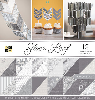 DCWV Paper Pad 36/Pkg Silver Leaf