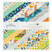 Pebbless Inc Cool Boy 12X12 Paper Pad (24 Piece)