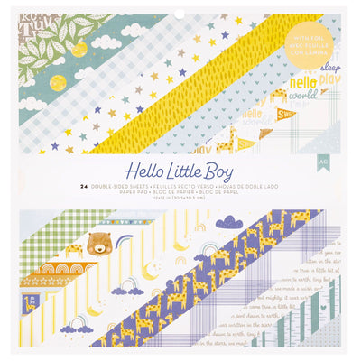 AC Hello Little Baby Boy Paper Pad (24 Piece)