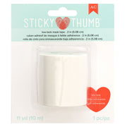 AC Sticky Thumb Low Tack Mask Tape 2" x 11 Yards