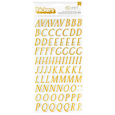 AC A Perfect Match Thickers Alphabet (200 Piece)