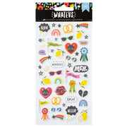 AC Whatevs Puffy Stickers Icons (48 Piece)