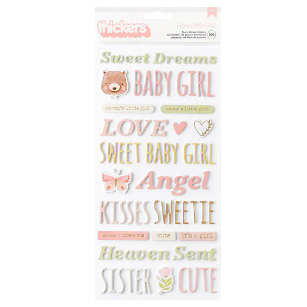 AC Baby Little Girl Thickers Phrases (159 Piece)