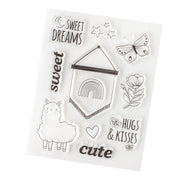 AC Hello Little Girl Mini Stamp Set (11 Piece)