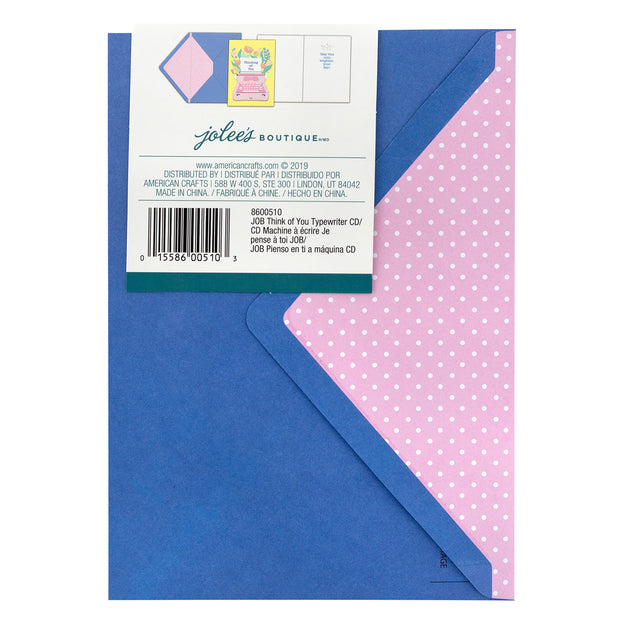 JOB Cards Greetings Thinking Of You (1 Card 1 Envelope)