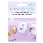 We R Button Press Oval Pin Refill Make 10 Pines