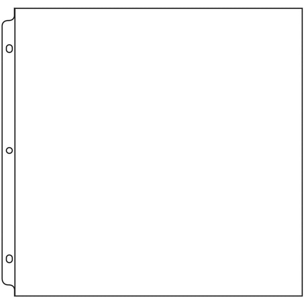 We R Ring Photo Sleeves 12"X12" 50/Pkg Full Page