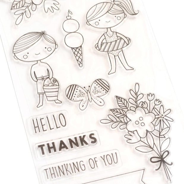 Pebbles Sun & Fun Clear Stamps