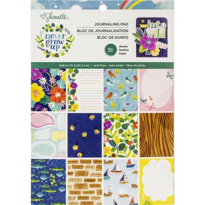 Single-Sided Paper Pad 6"X8" 36/Pkg Shimelle Never Grow Up