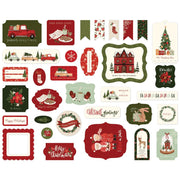 Carta Bella Cardstock Ephemera 33/Pkg Icons, Hello Christmas