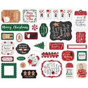 Echo Park Cardstock Ephemera 33/Pkg Icons, A Gingerbread Christmas