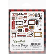 Echo Park Cardstock Ephemera 33/Pkg Frames & Tags, A Lumberjack Christmas