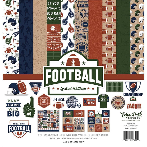 Echo Park Collection Kit 12"X12" Football