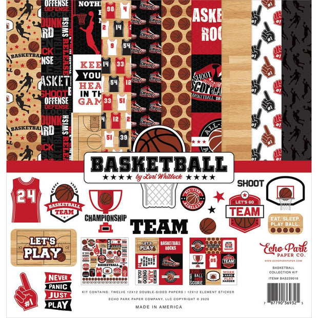 Echo Park Collection Kit 12"X12" Basketball