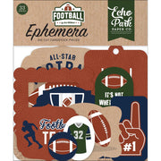 Echo Park Cardstock Ephemera 33/Pkg Icons, Football