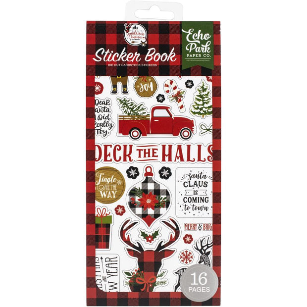 Echo Park Sticker Book A Lumberjack Christmas