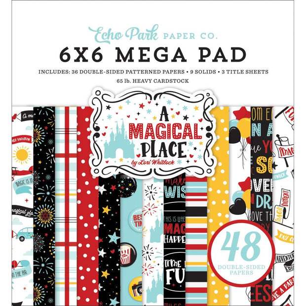 Echo Park Double-Sided Mega Paper Pad 6"X6" 48/Pkg A Magical Place