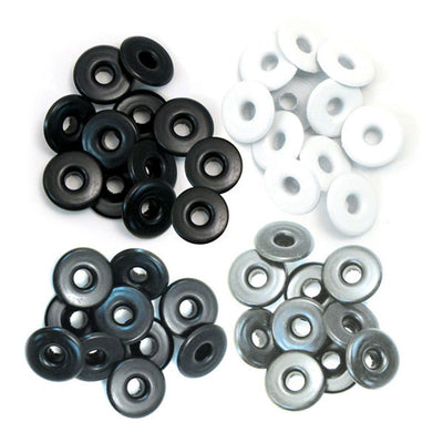 We R Eyelets Wide 40/Pkg Gray