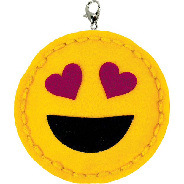 Sew Cute! Mini Felt Kit Emoji Heart Eyes