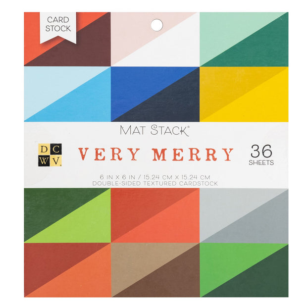 DCWV 6x6 Very Merry Double Sided (24 Sheets)