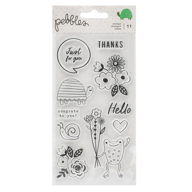 Pebbles Kid At Heart acrylic Stamps (11 Piece)